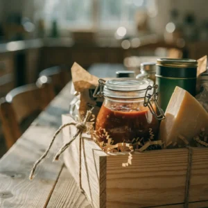 Cesta regalo con prodotti toscani